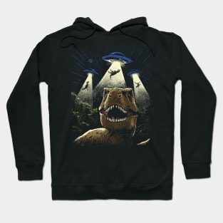 T-Rex Alien Encounter Hoodie